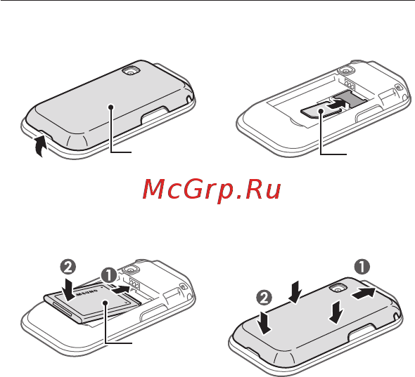 Samsung GT-C3300K [10/70] Сборка телефона и подготовка к работе