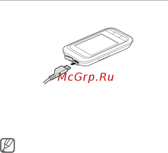 Samsung GT-C3300K [11/70] Зарядка аккумулятора