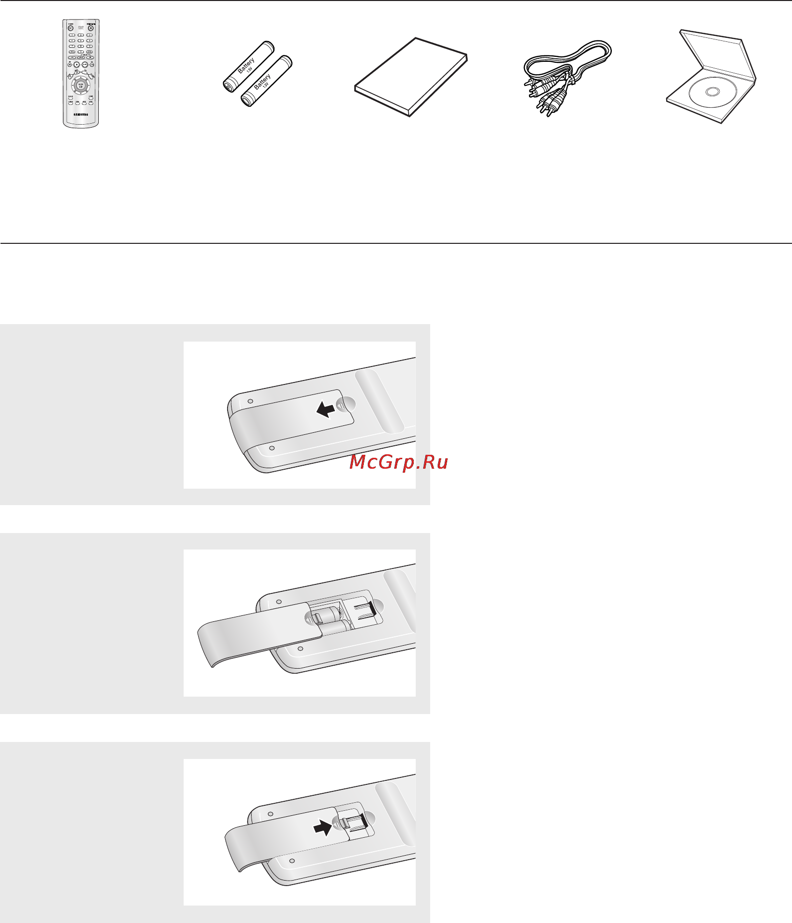 Samsung DVD-P356KD [4/63] Если пульт дистанционного управления не работает надлежащим образом