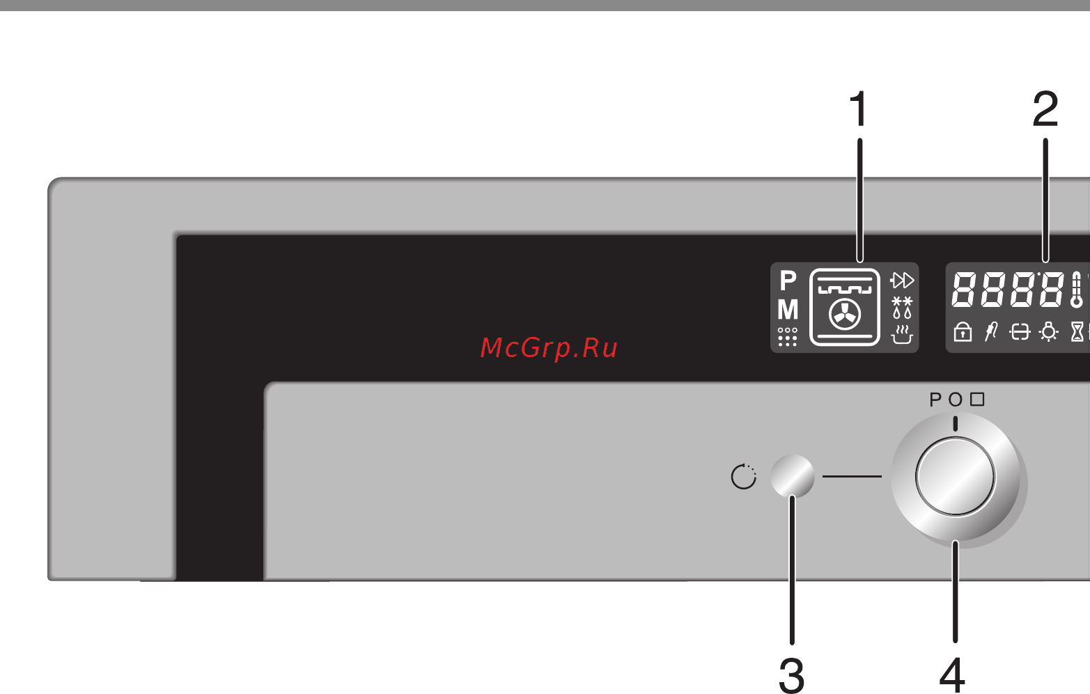LG LB 642152 S [10/76] Панель управления