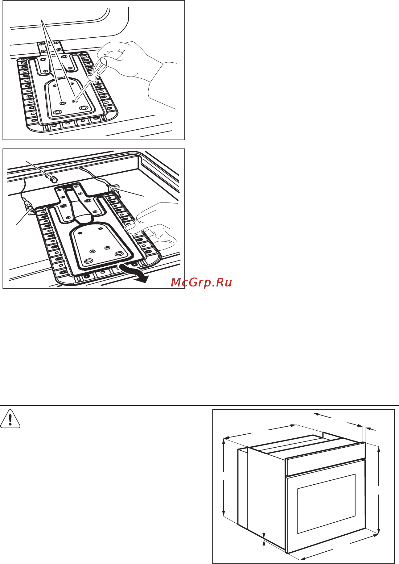 Electrolux EOG 1400 AOX [22/48] Встраивание прибора