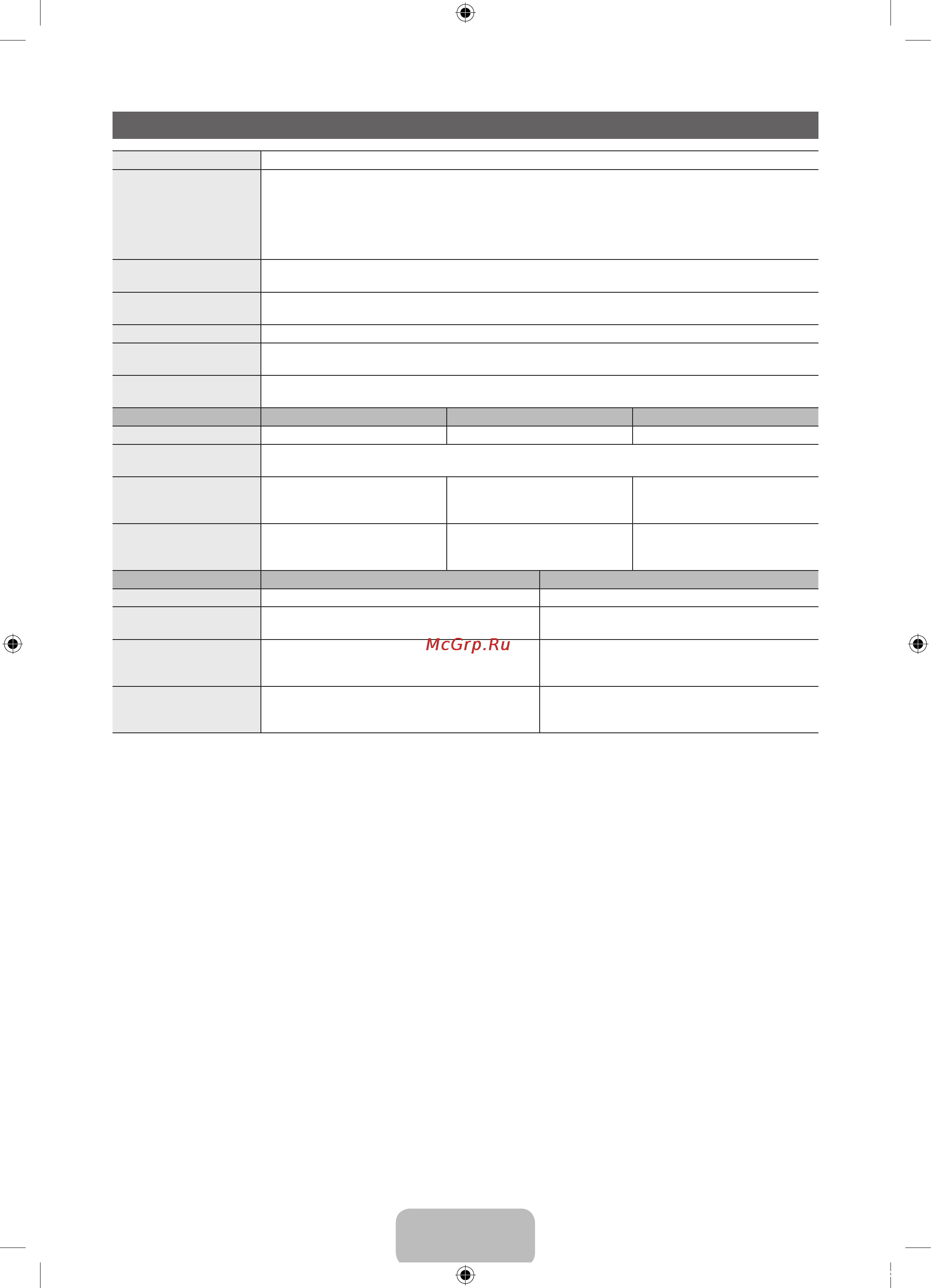 Samsung UE-55 D6530WS [63/84] Характеристики
