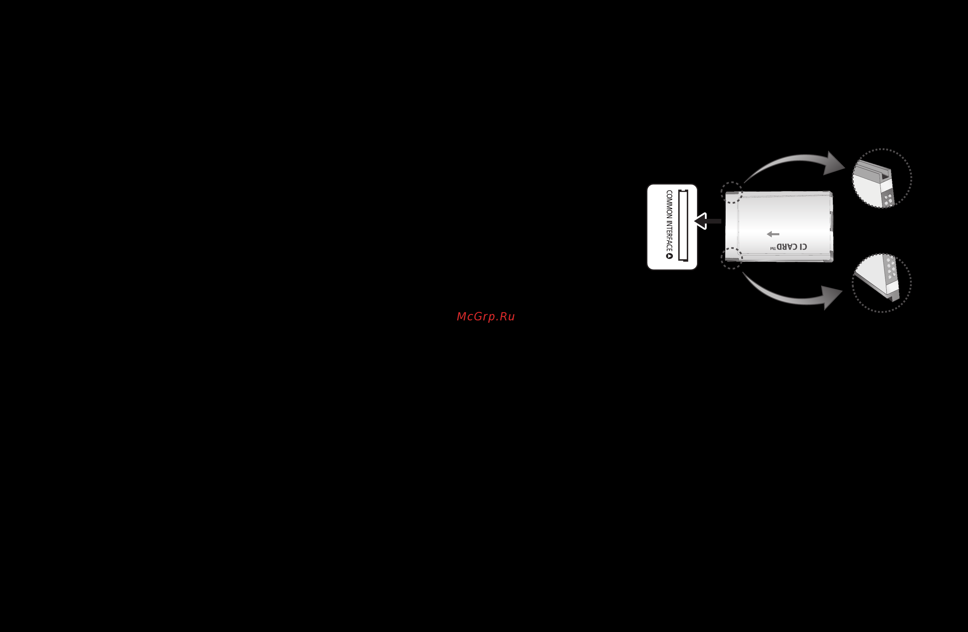 Samsung PS-51 D550C1W [236/242] Подключение через гнездо common interface