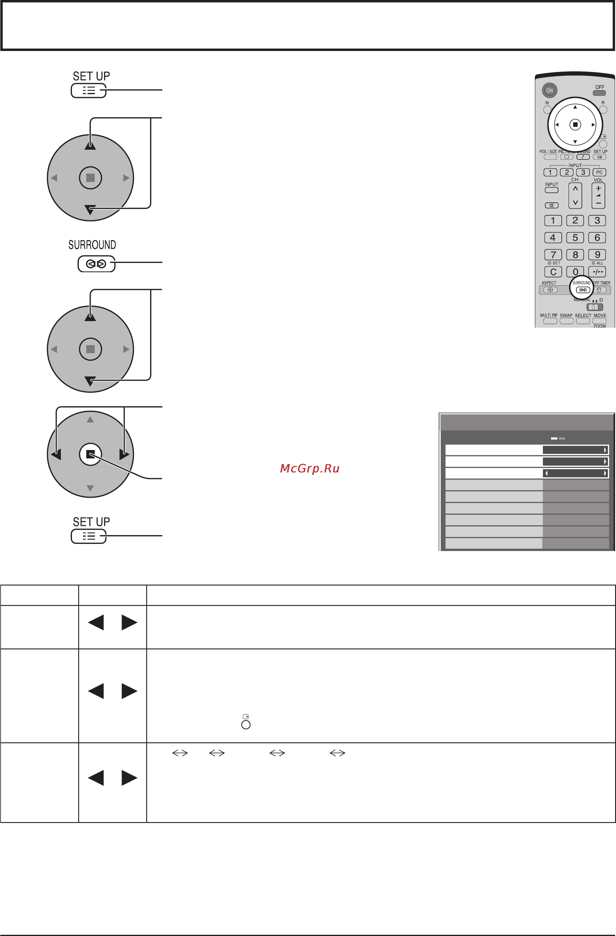 Panasonic TH-42PH9WS [39/48] Options adjustments настройка параметров