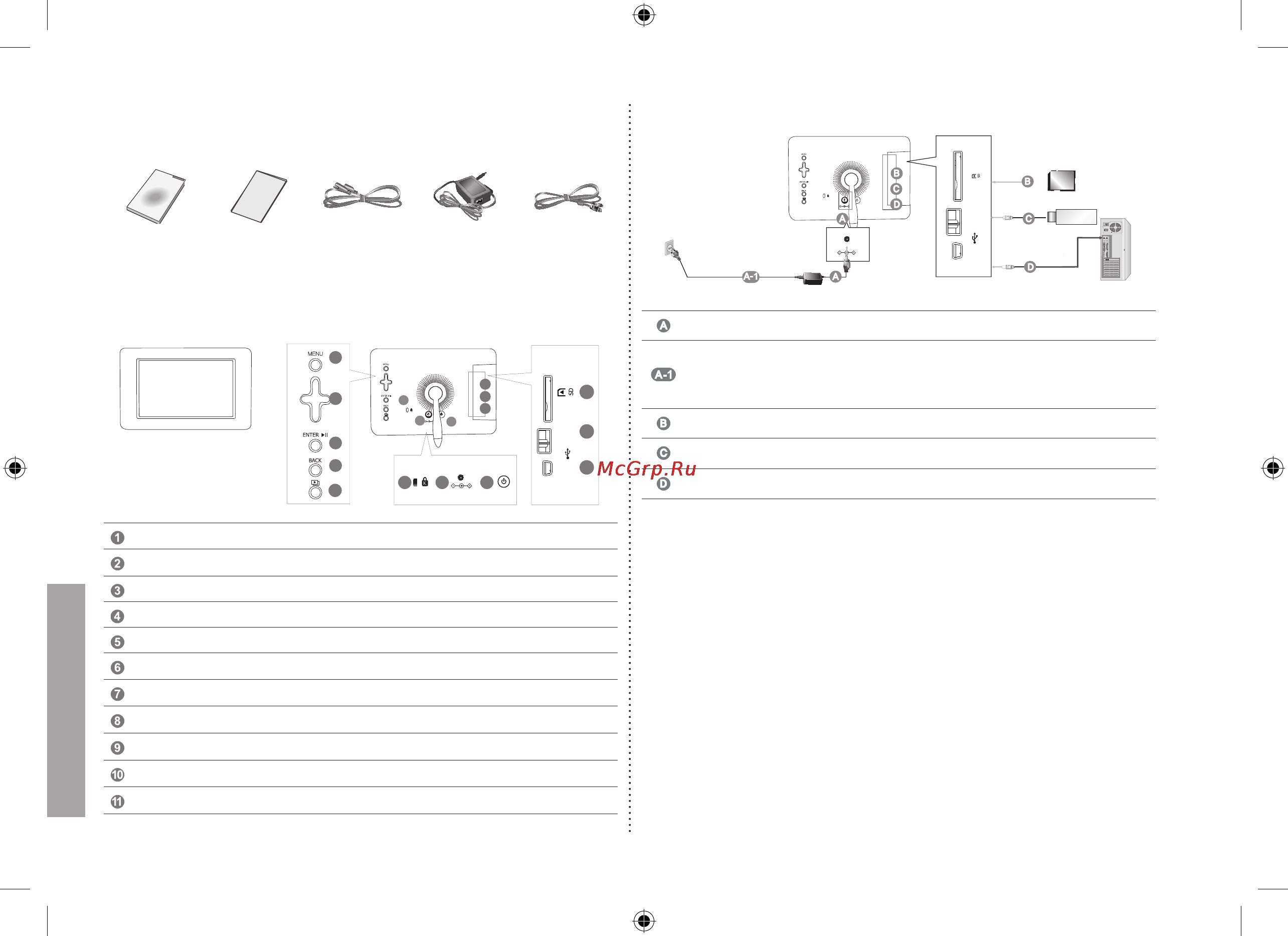 Samsung SPF-71ES Black Инструкция по эксплуатации онлайн [2/8] 35687
