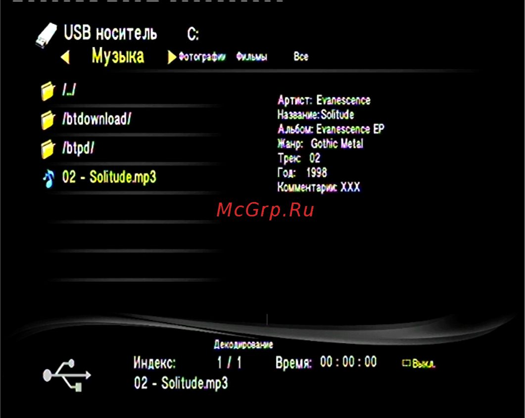 Digma HDMP-301 Инструкция по эксплуатации онлайн [35/65] 35694