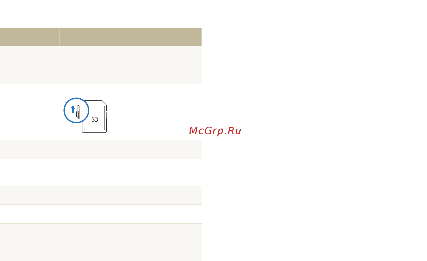 Samsung PL20 Silver [81/105] Сообщения об ошибках
