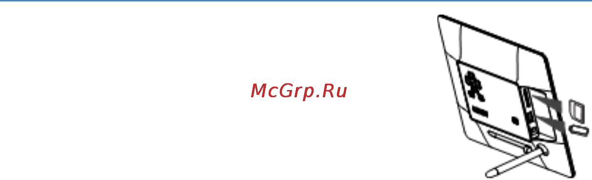Nexx DPF-8MCA [15/37] Установка карты памяти