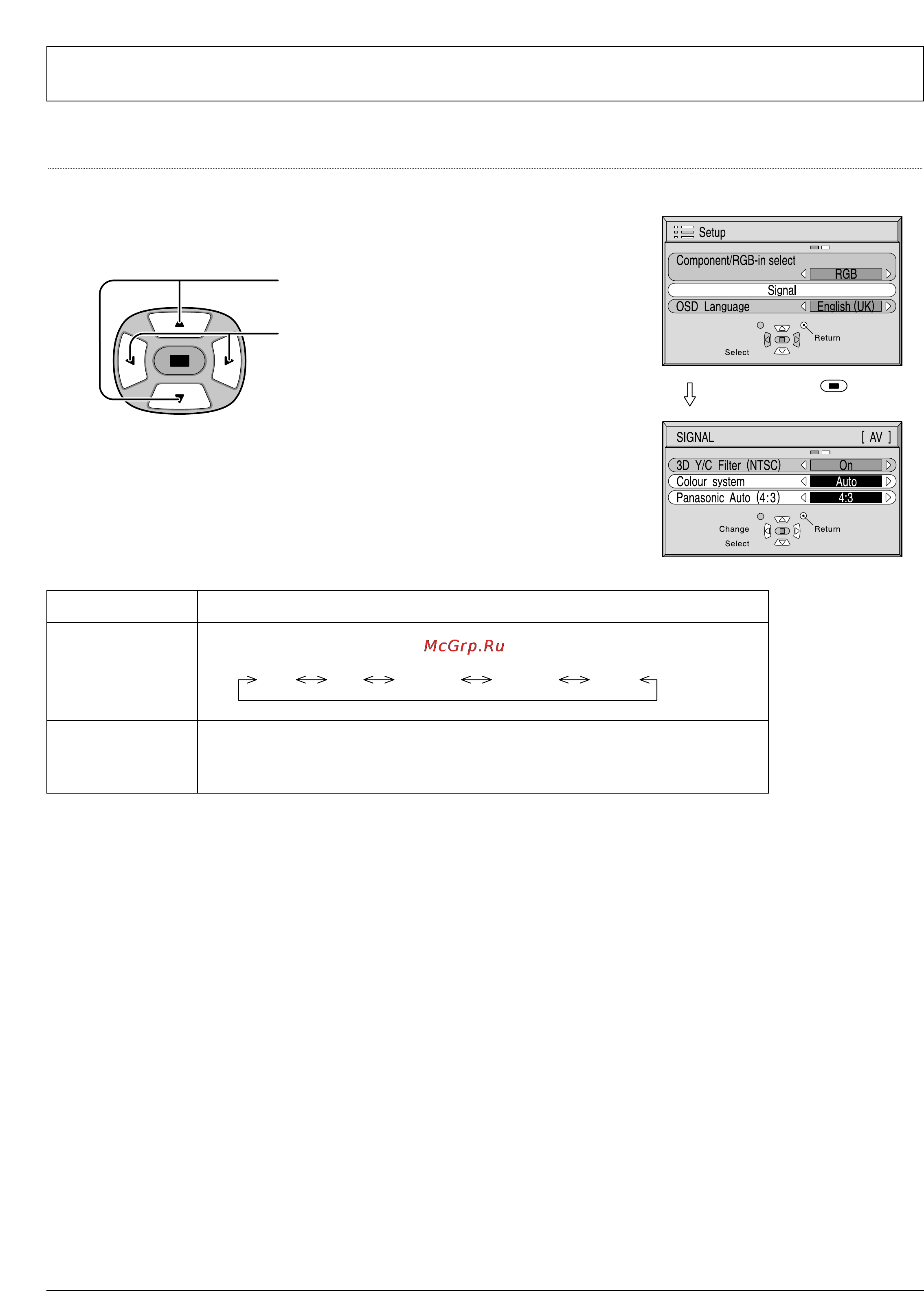 Panasonic TH-42PWD4 [35/40] Режимы color system panasonic auto