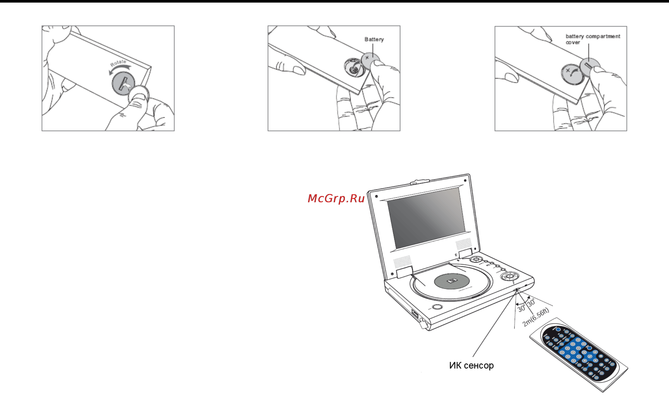 Nexx NDV-7000i [7/23] Использование пульта