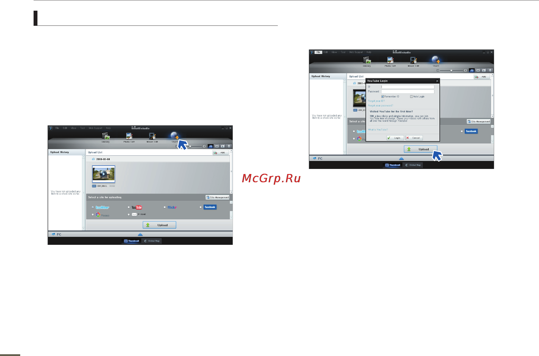 Samsung SMX-F53BP Black [108/125] Использование видеокамеры с компьютером под управлением ос windows