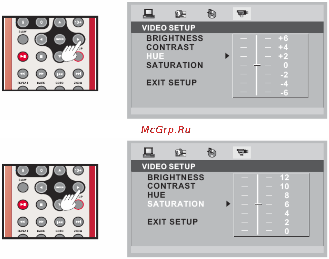 Nexx NDV-7100 [35/39] Насыщенность насыщенность