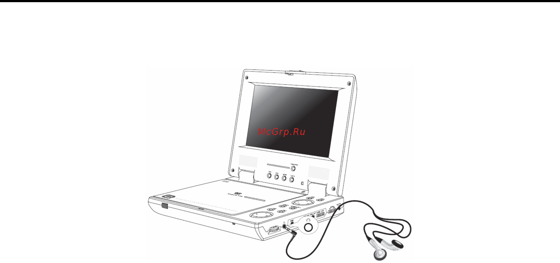 Nexx NDV-7100 [8/39] Подключение наушников