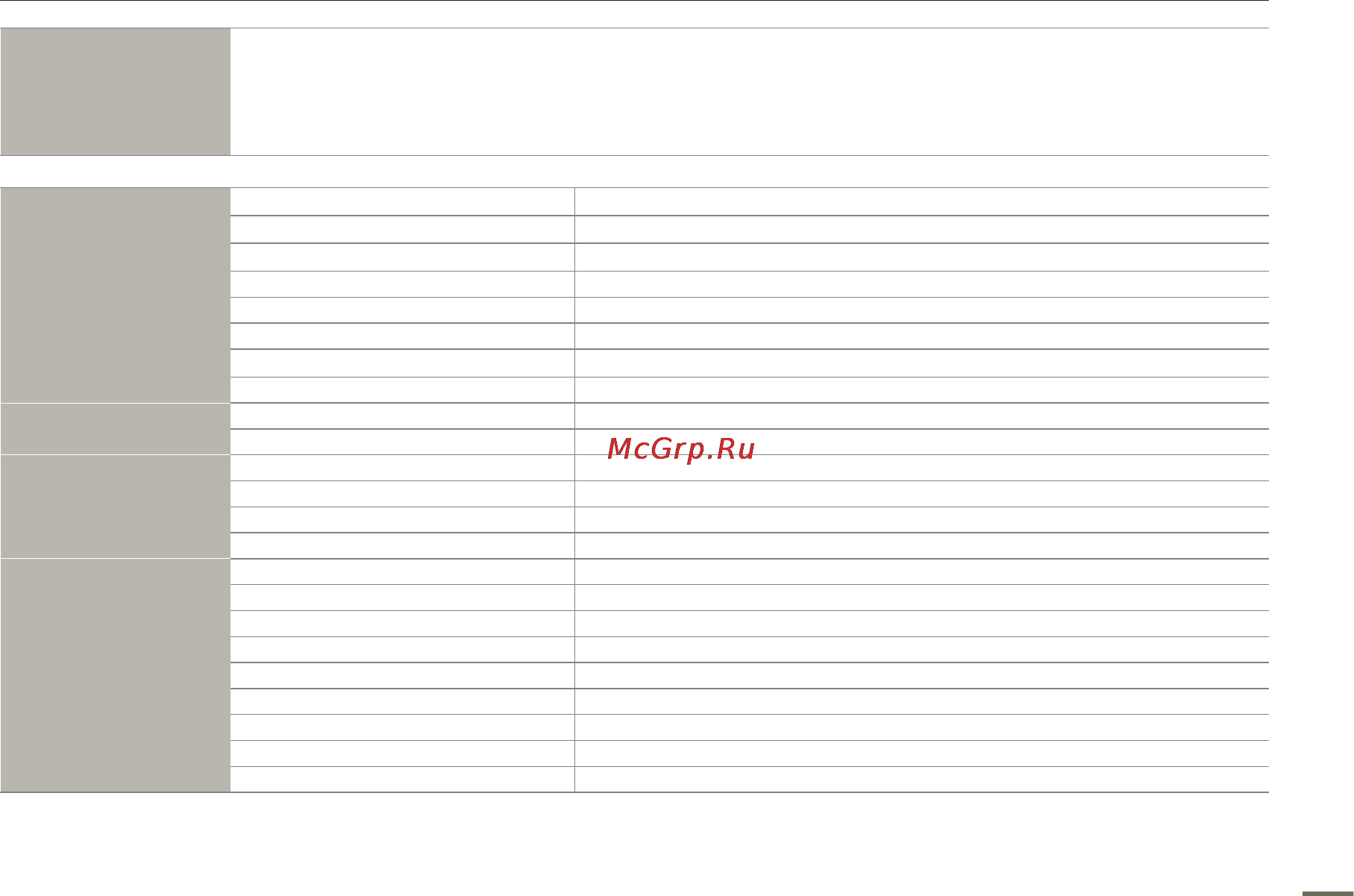 Samsung HMX-H300RP Red [115/118] Технические характеристики