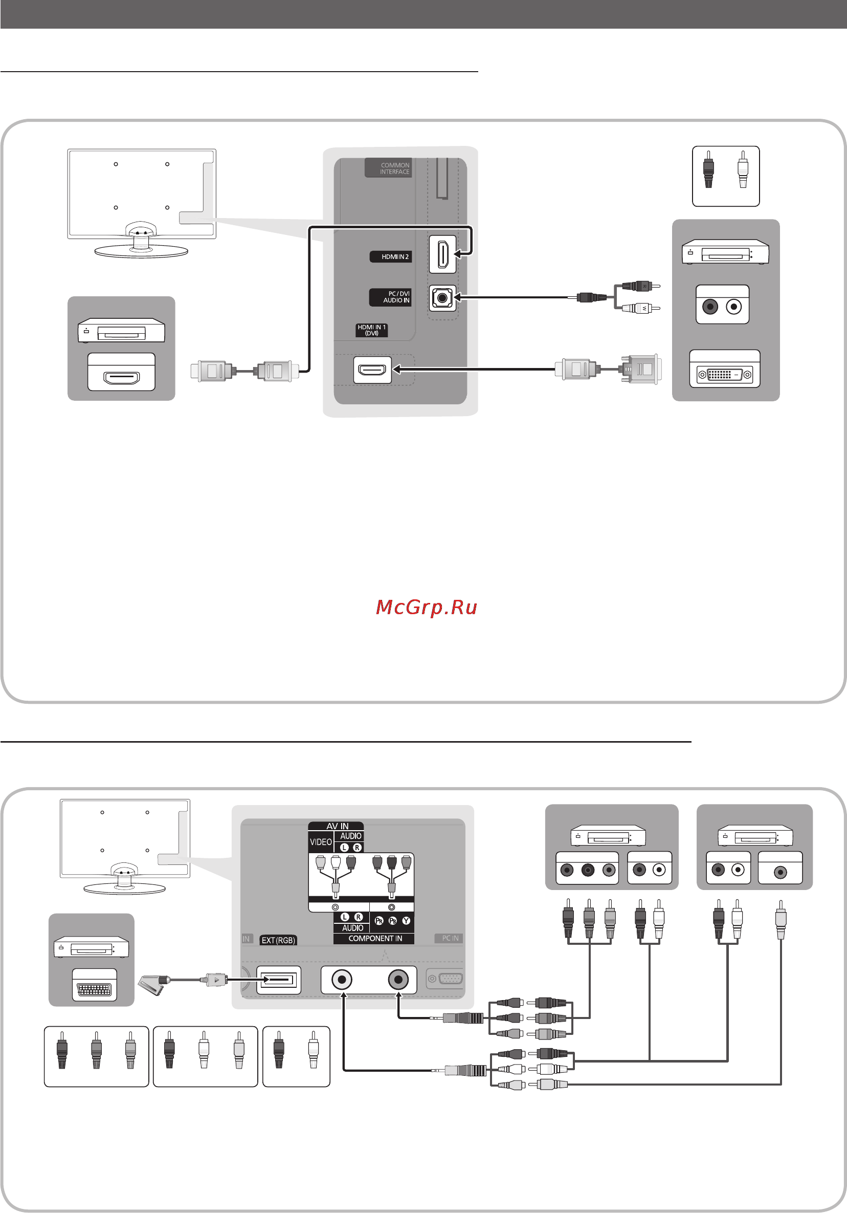 Samsung UE-26 C4000 PW [8/43] Подключение