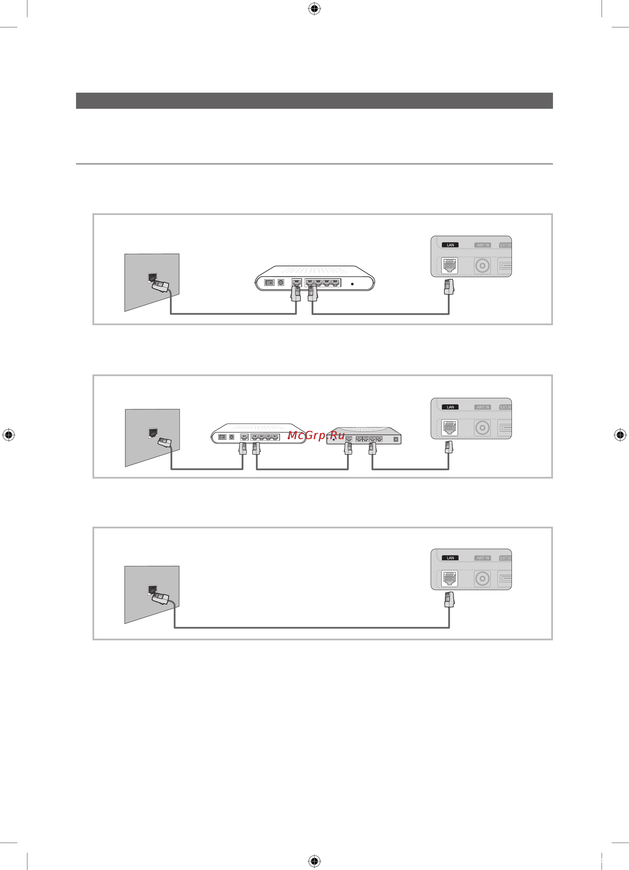 Samsung UE-40 C5100 QW [23/50] Подключение к проводной сети