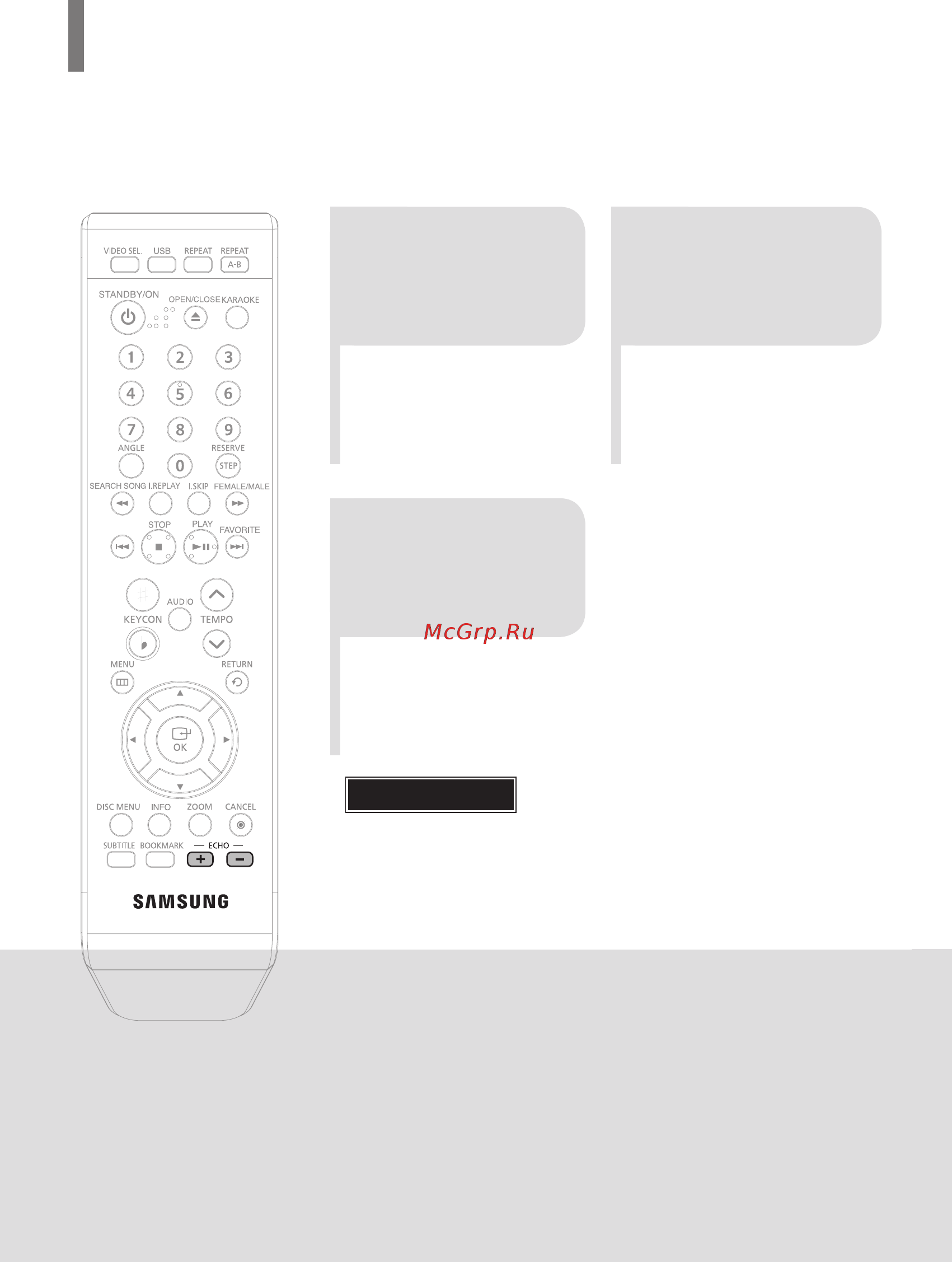 Samsung DVD-K350 [99/120] Пдключення м крофону