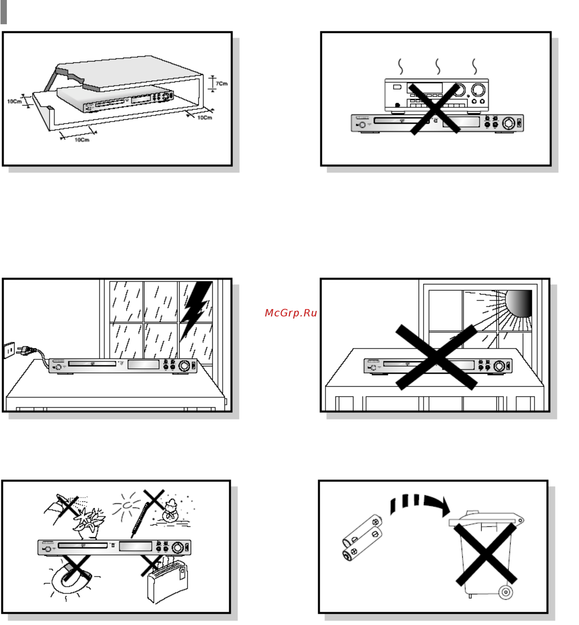 Samsung DVD-K170 (караоке) [3/66] Меры предосторожности