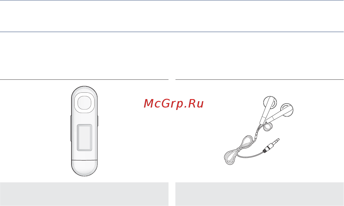 Samsung YP-U5 [9/65] Общие сведения