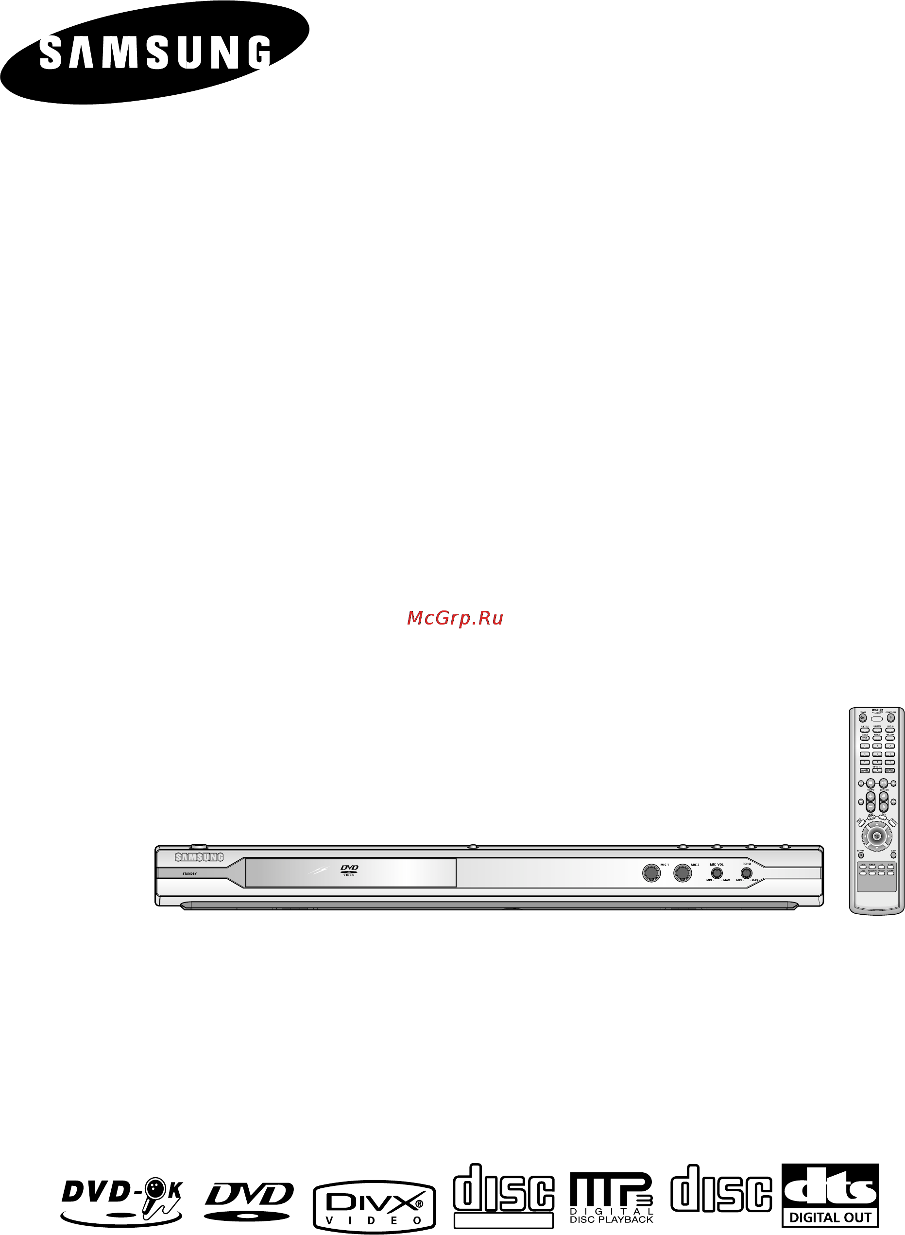 Samsung DVD-K150 Инструкция по эксплуатации онлайн