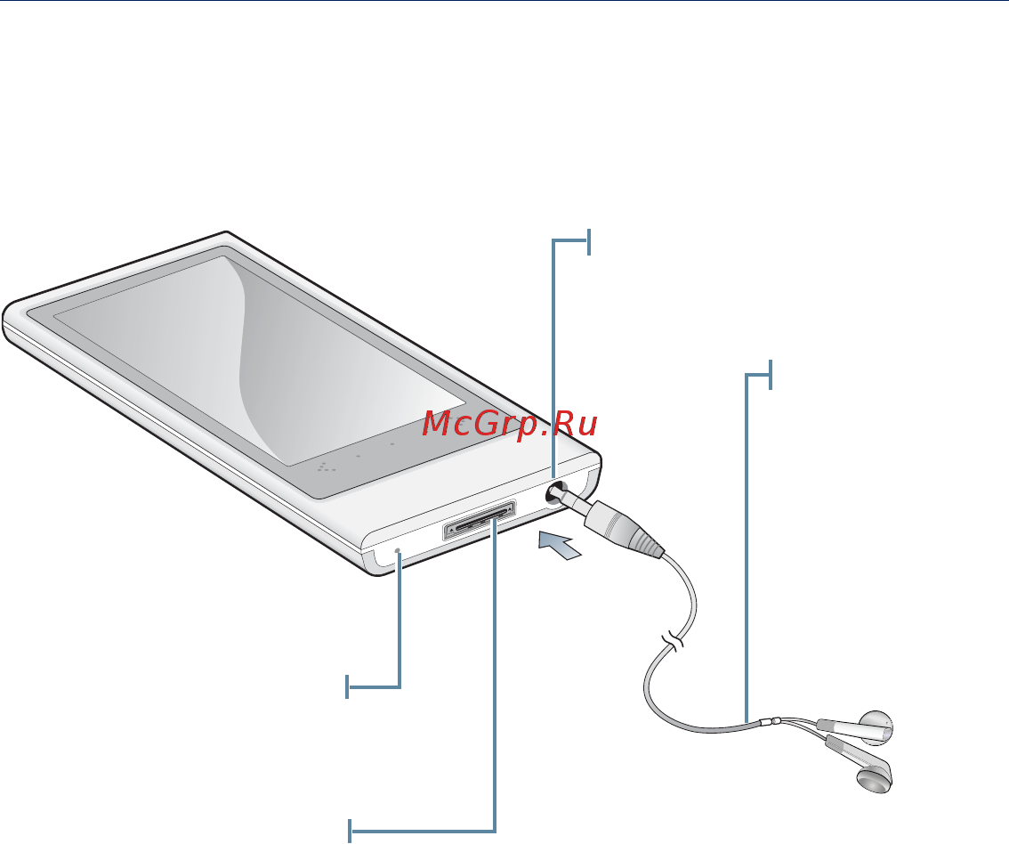 Samsung YP-P3CB [13/137] Ваш mp3 плеер продолжение