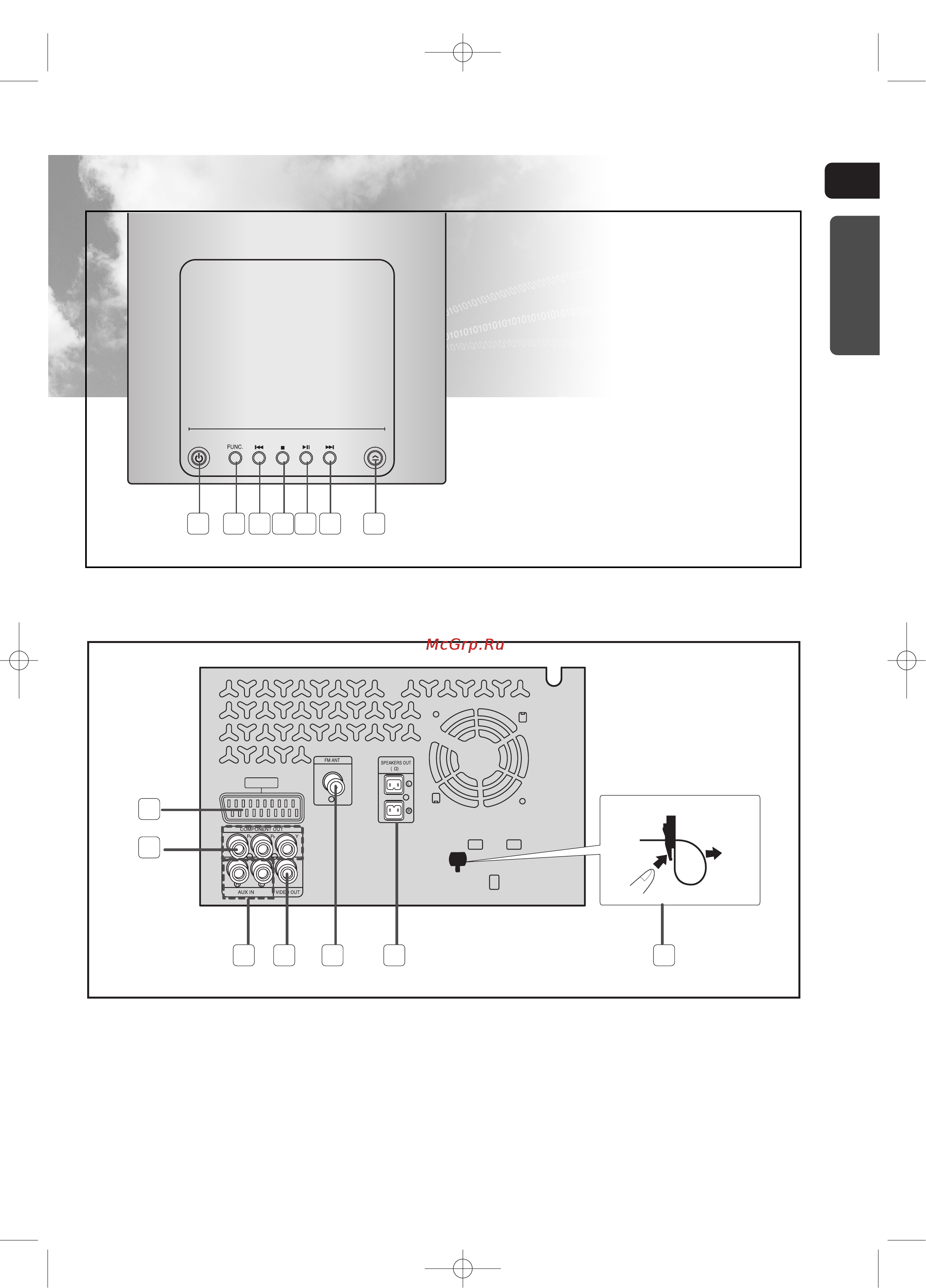 Samsung MM-C330D [8/61] Верхняя панель