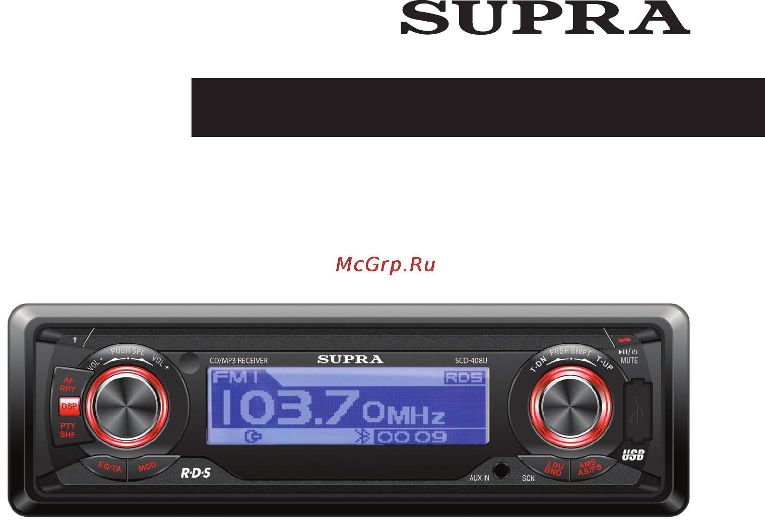 Supra SCD-408U Инструкция по эксплуатации онлайн