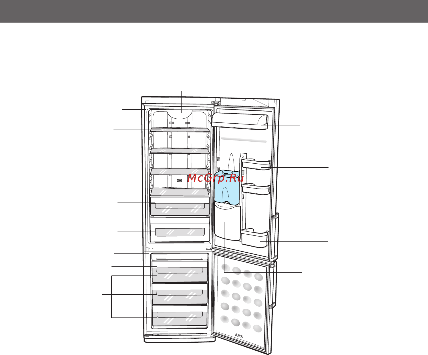 Samsung RL-44 ECIH1 [29/32] Внешний вид холодильной морозильной камеры