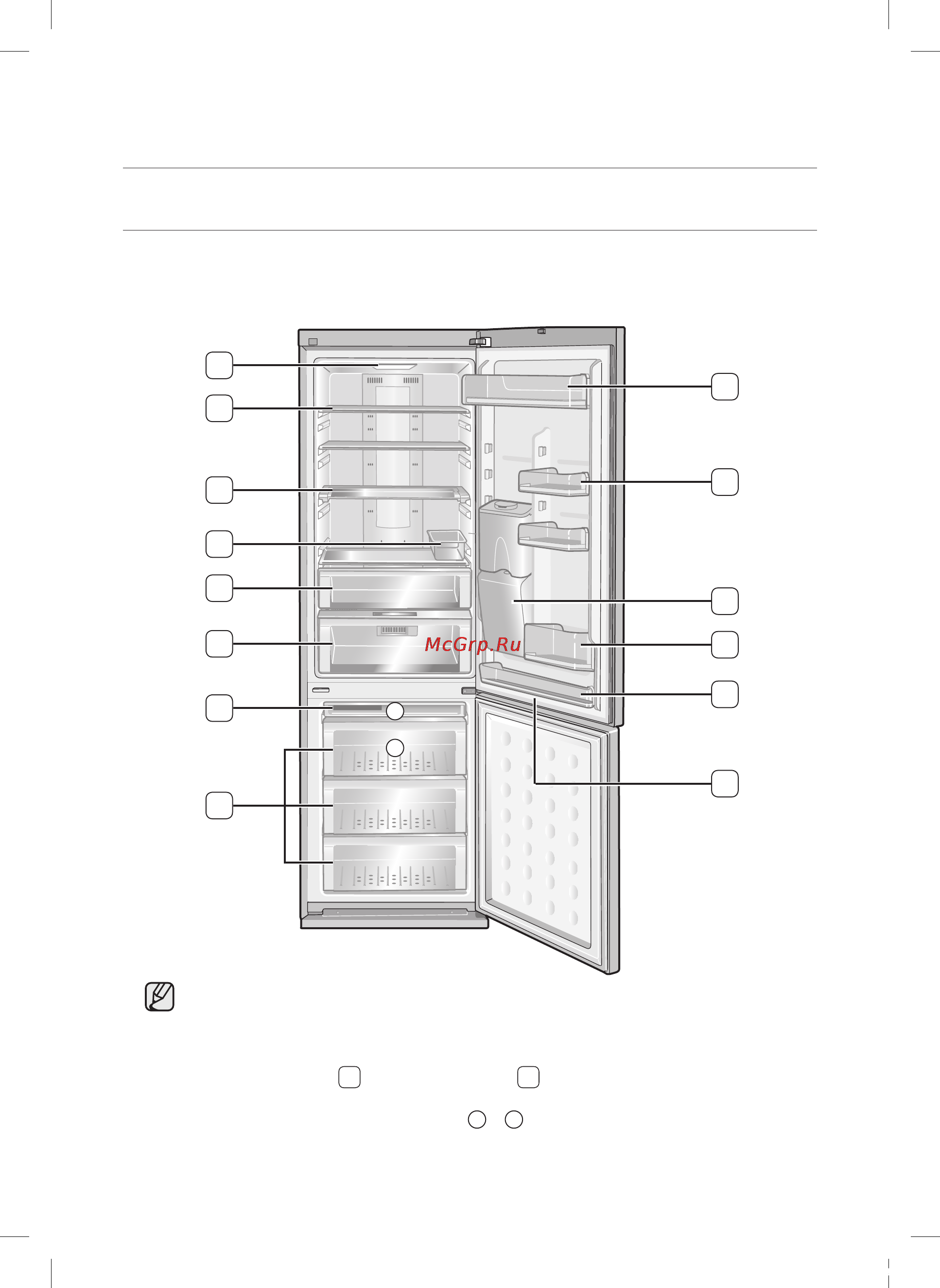 Samsung RL55VEBVB1 [30/74] Работа с холодильником