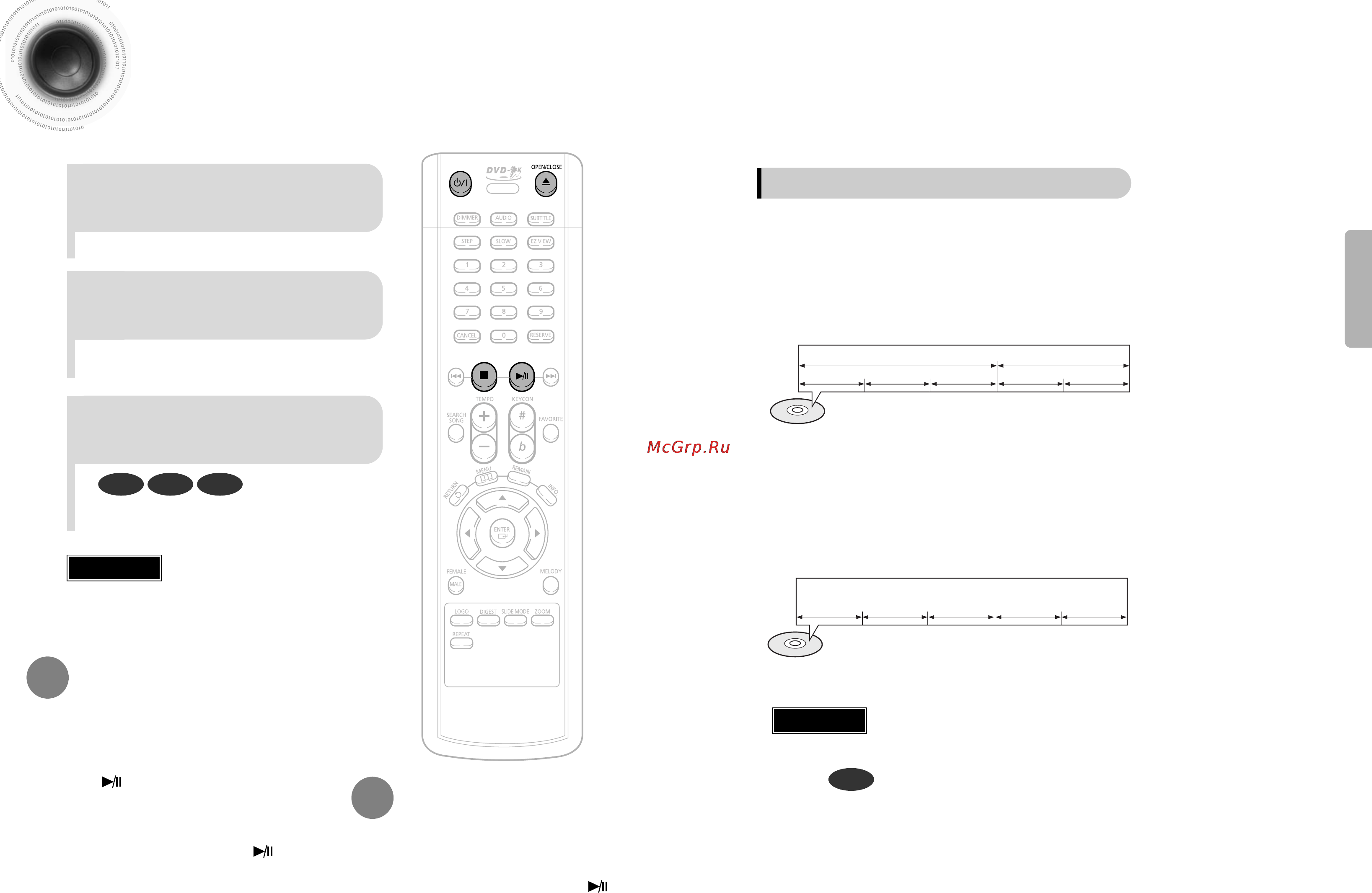 Samsung DVD-K110 [7/29] E воспроизведение диска