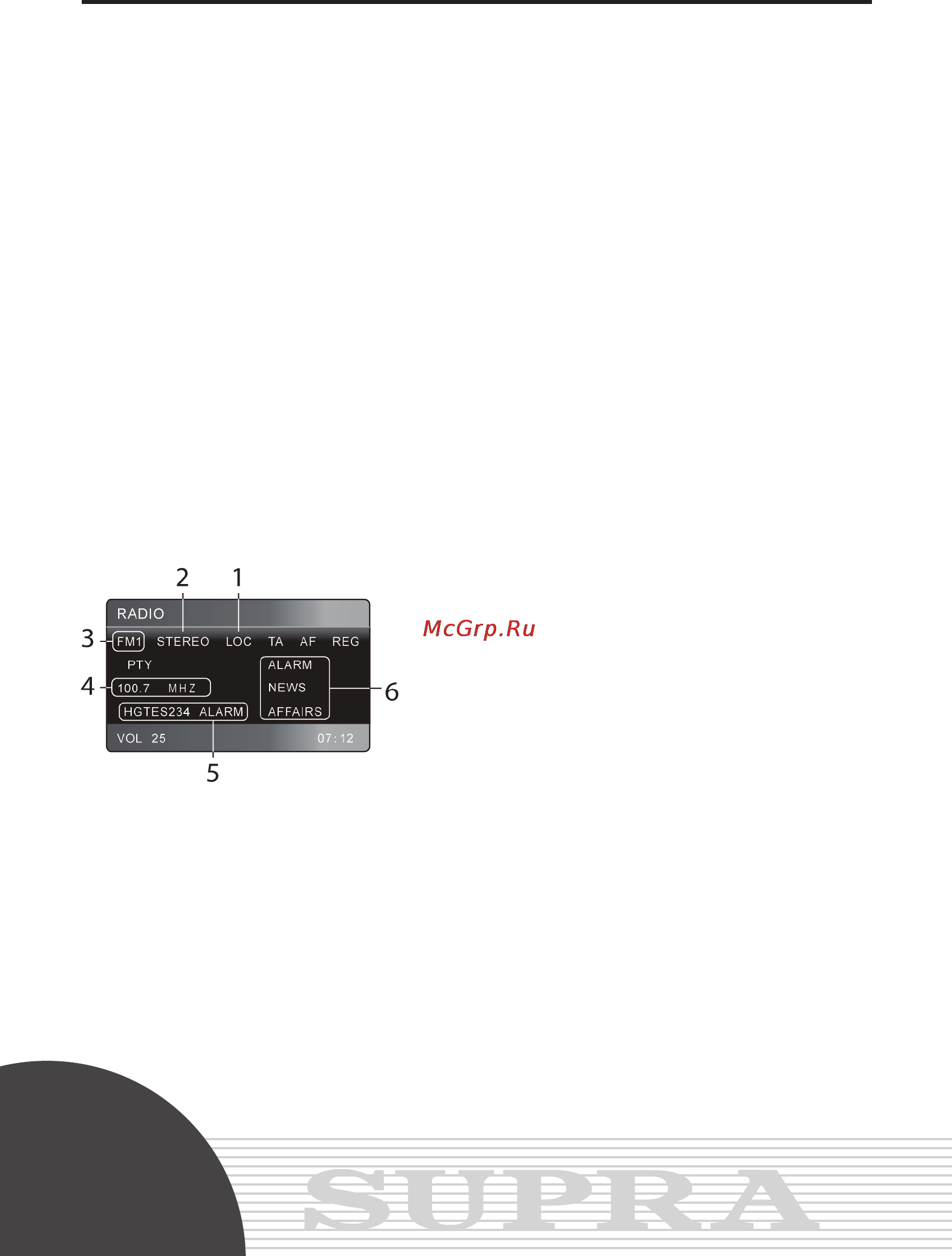 Supra SDD-T3503 [20/44] Руководство по эксплуатации