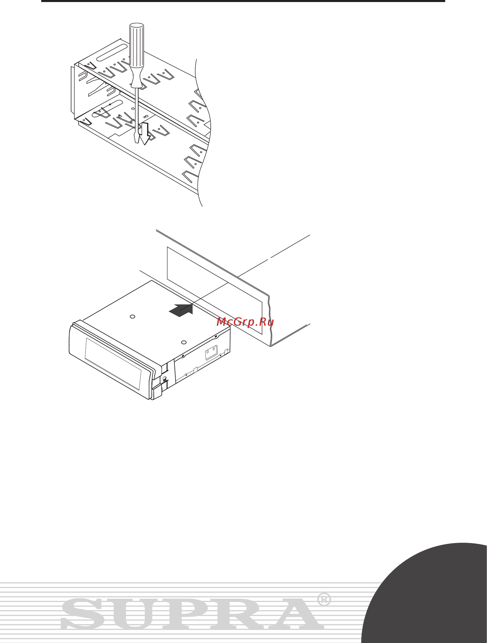 Supra SDD-4301 [9/31] Порядокустановкииизвлеченияпроигрывателя