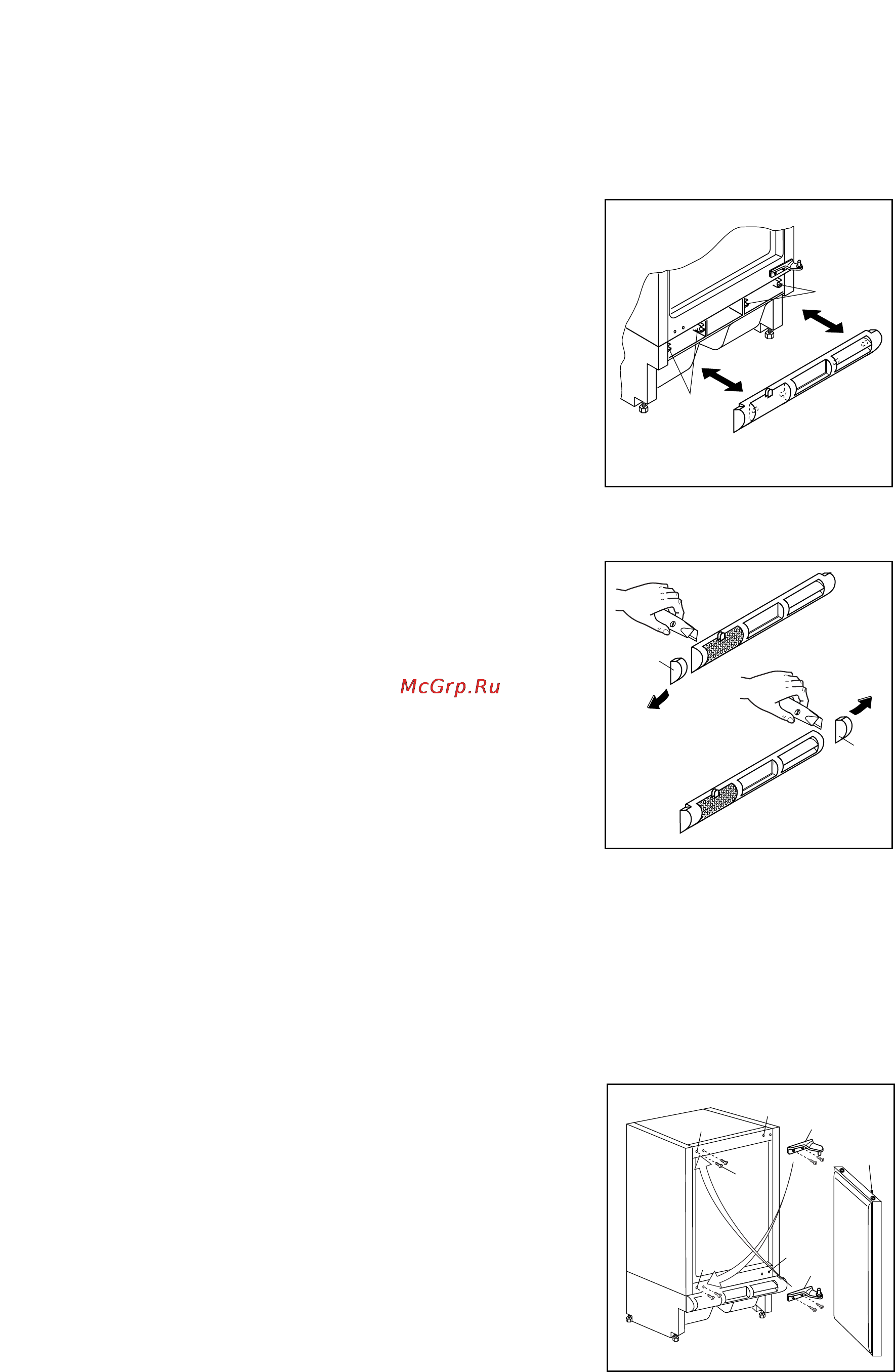 Zanussi ZU1440 [12/15] Изменение направления открывания двери