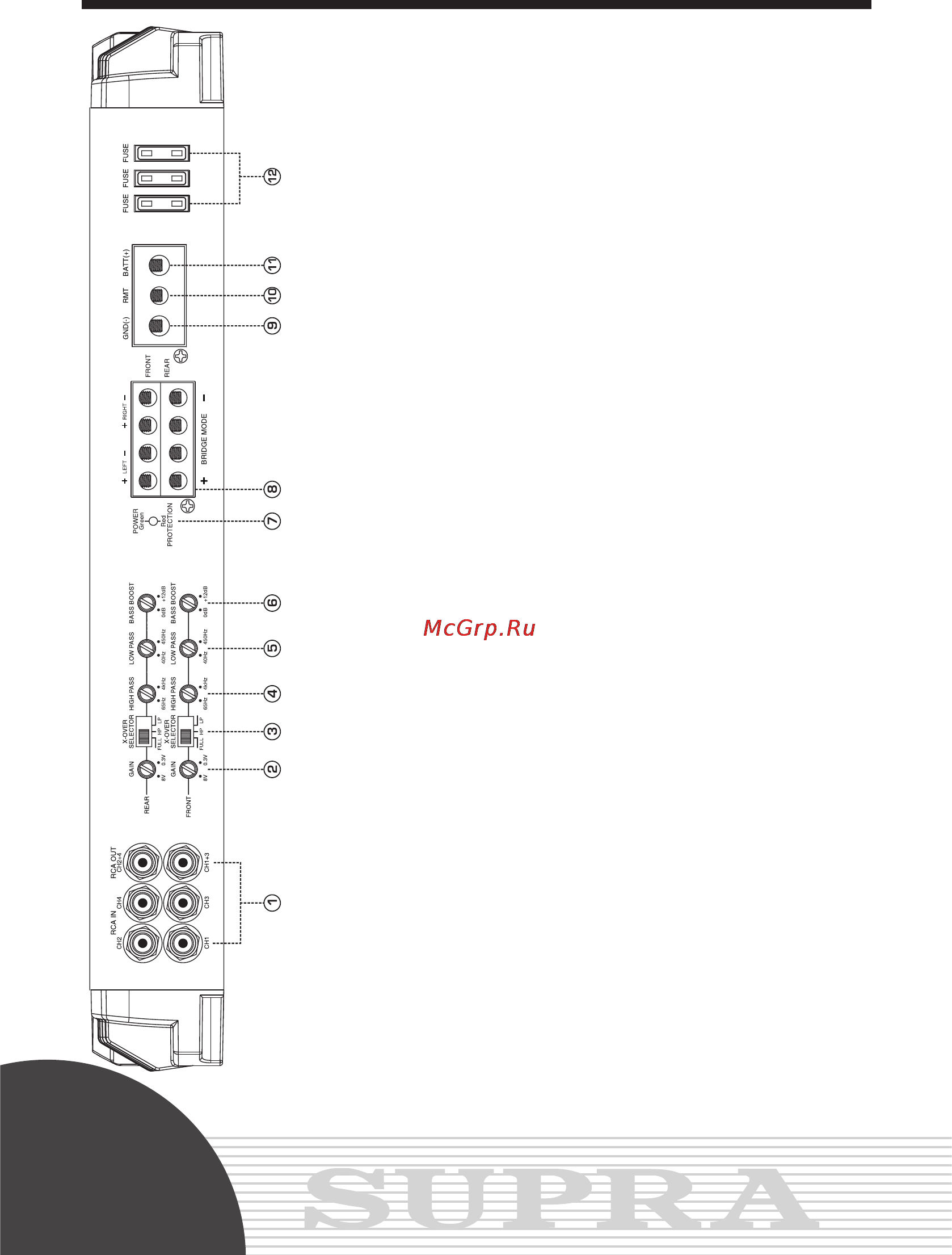 Supra SGD-A4400 [2/8] Руководство по эксплуатации supra sgd a4300 a4400