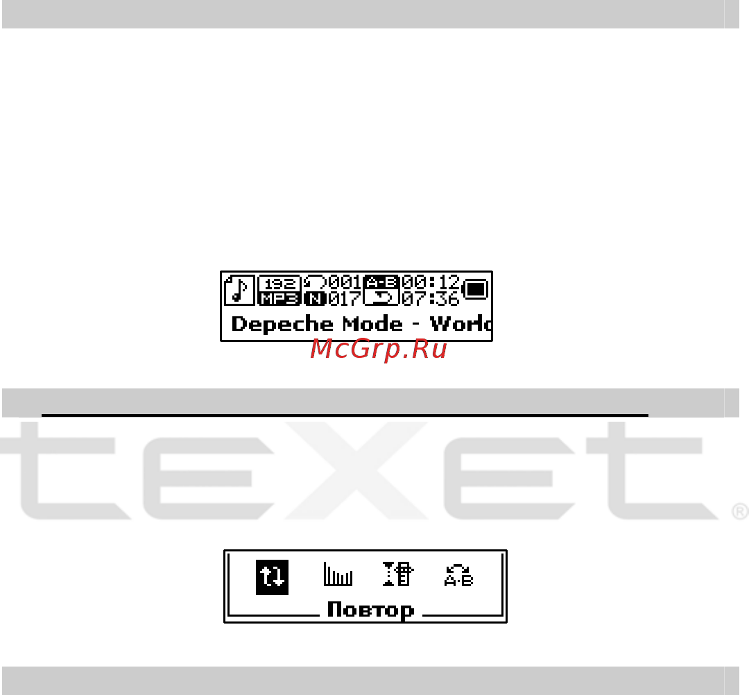 Texet T-202 (256Mb) Инструкция по эксплуатации онлайн [10/34] 130564
