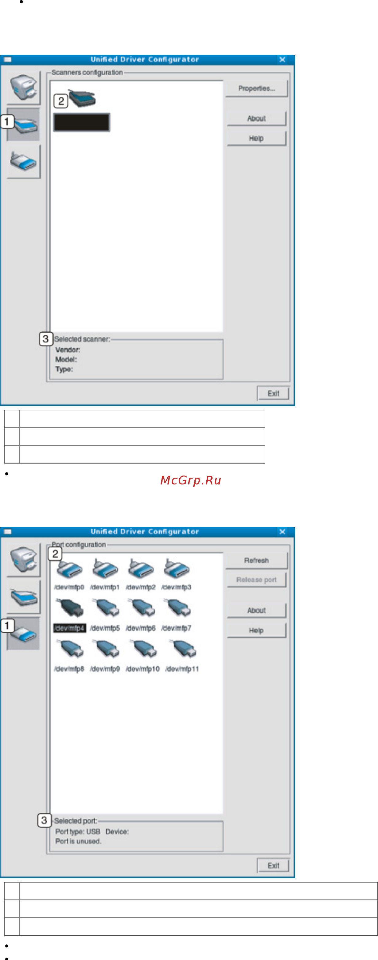 Samsung SCX-4600/XEV [86/117] Ports configuration