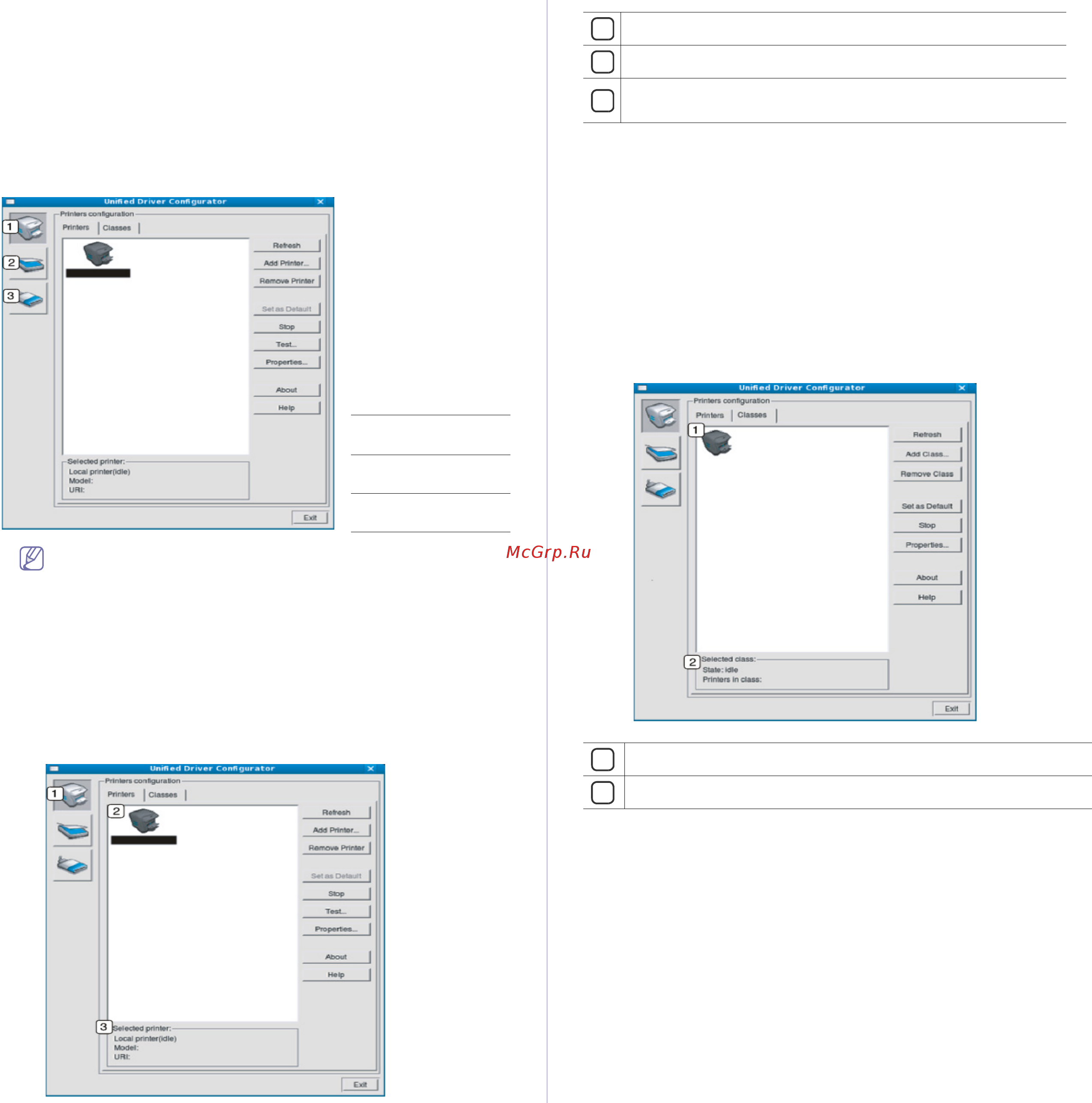 Samsung CLX-3185/XEV [116/159] Окно printers configuration