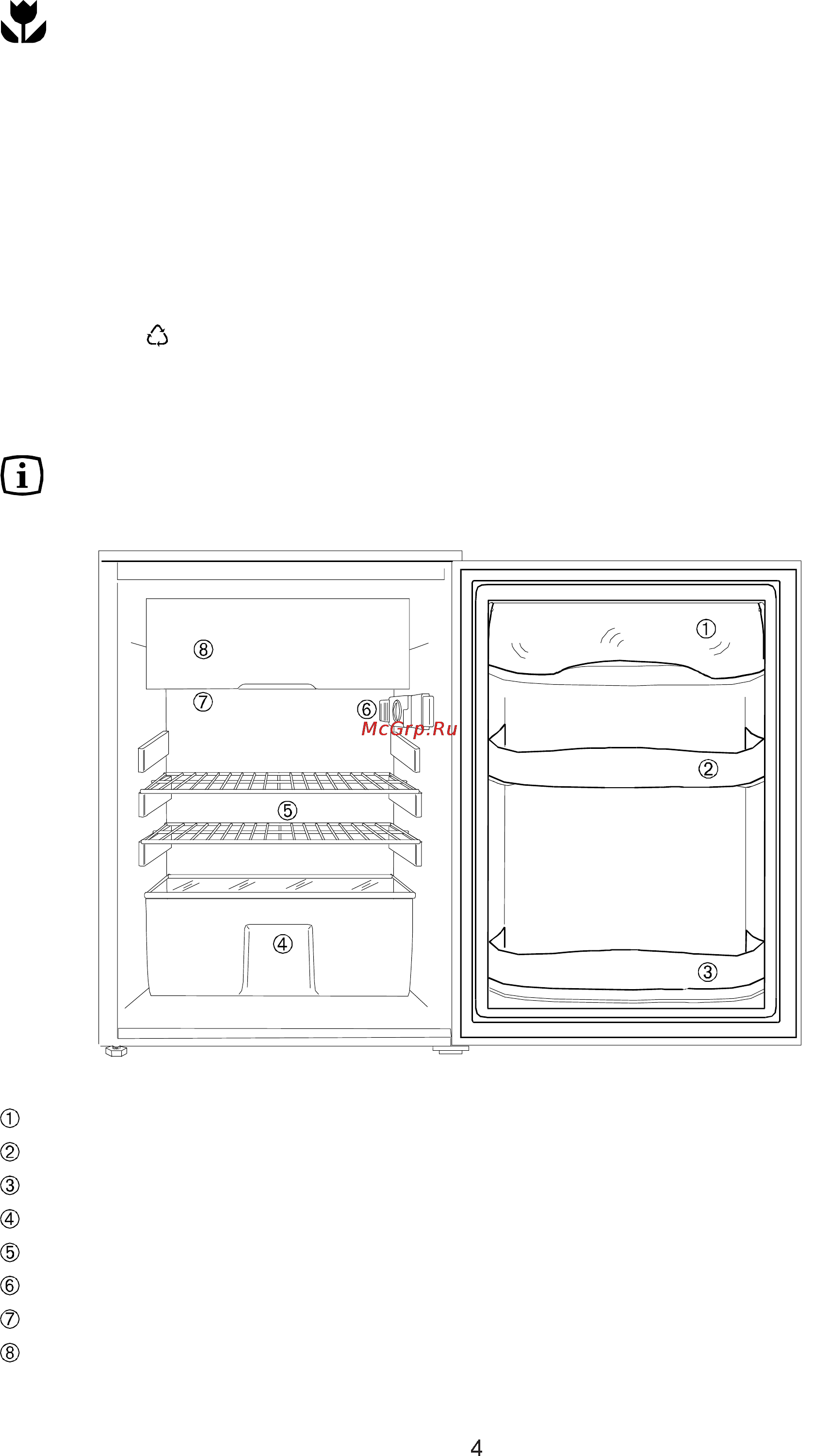 Zanussi ZT 141 [4/8] Т описание прибора
