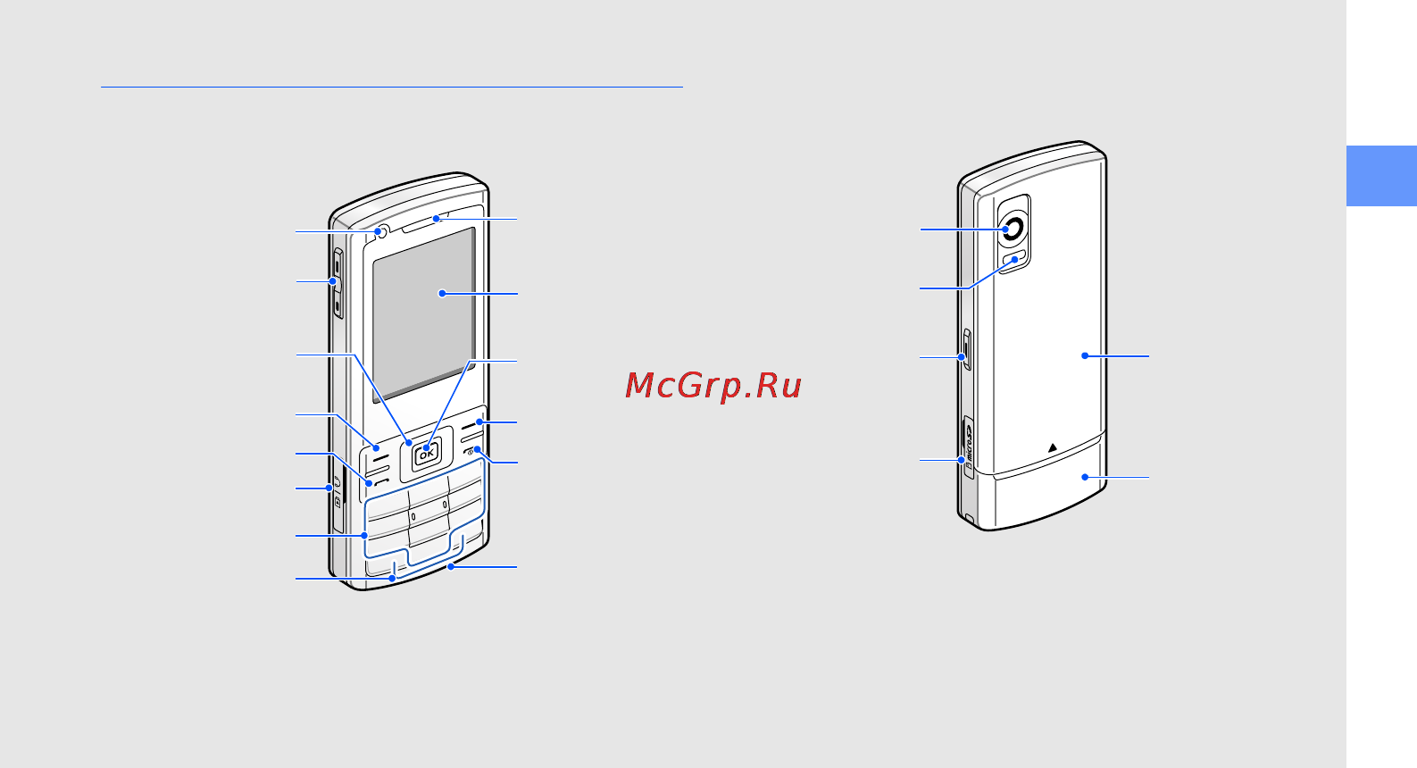 Samsung SGH-L700 черный [16/66] Внешний вид телефона