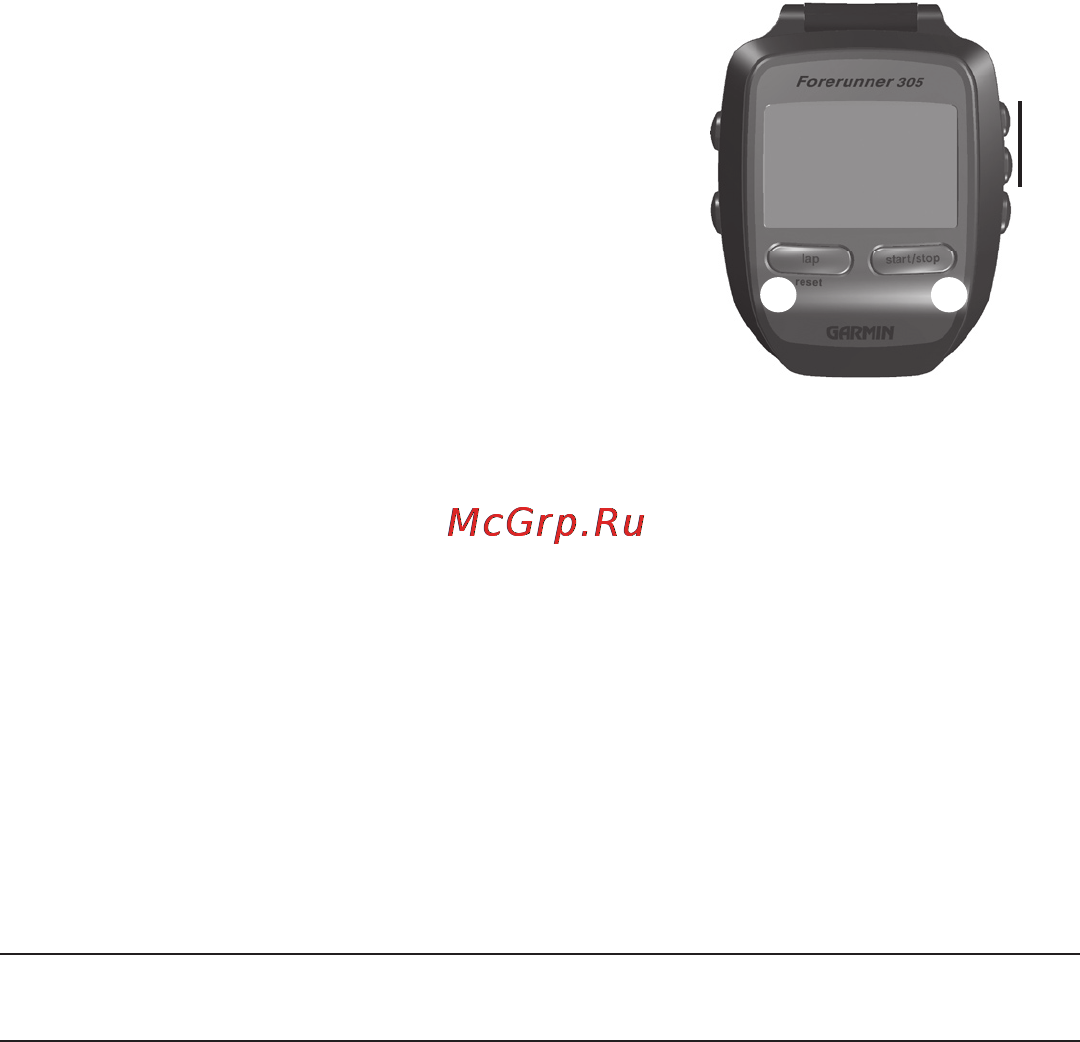Garmin Forerunner 205 [10/80] ➌ ➍ ➎ ➋ ➏ ➊