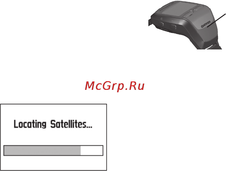 Garmin Forerunner 205 [6/80] Прием спутниковых сигналов