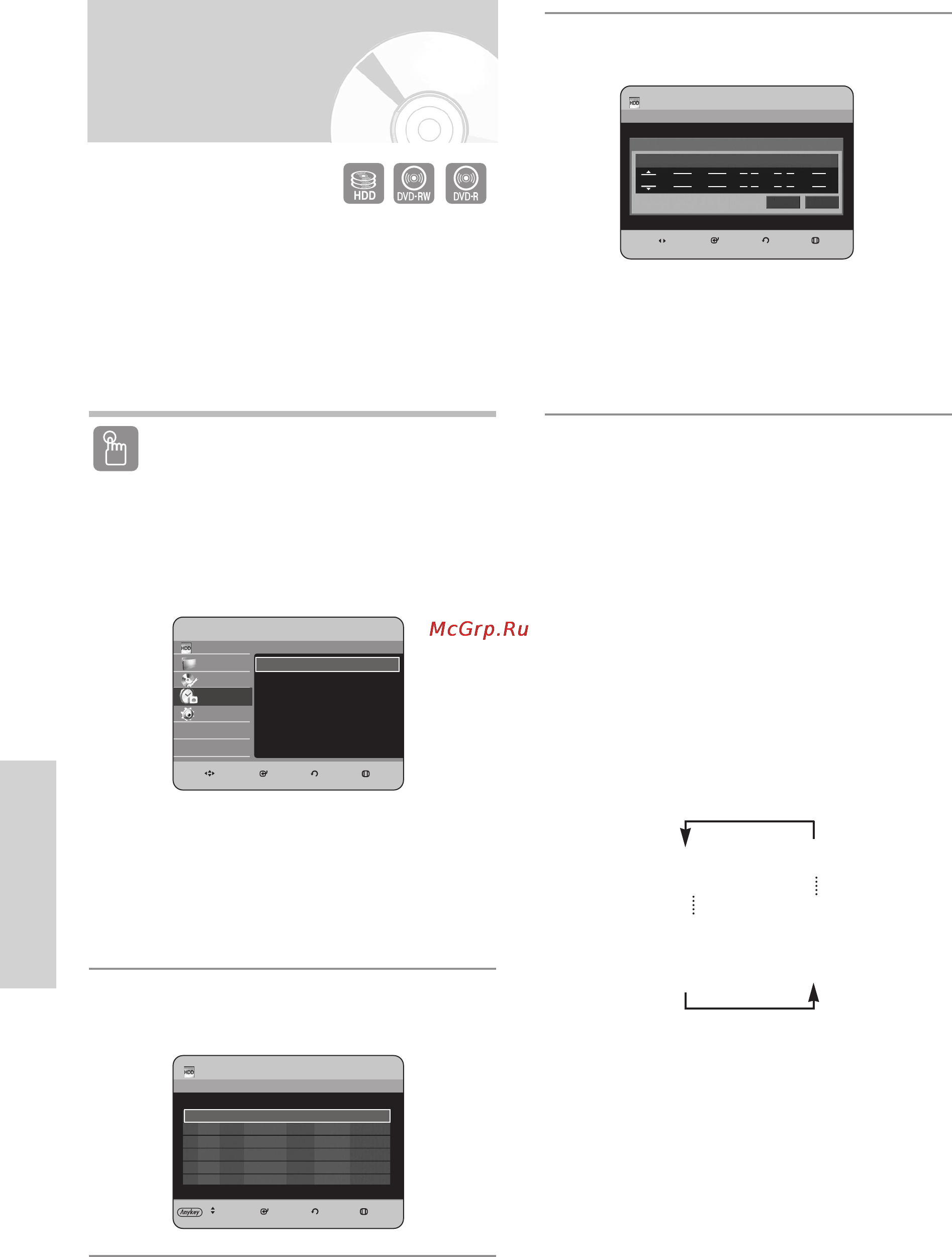 Samsung DVD-HR738 [88/266] Выполнение записи по таймеру