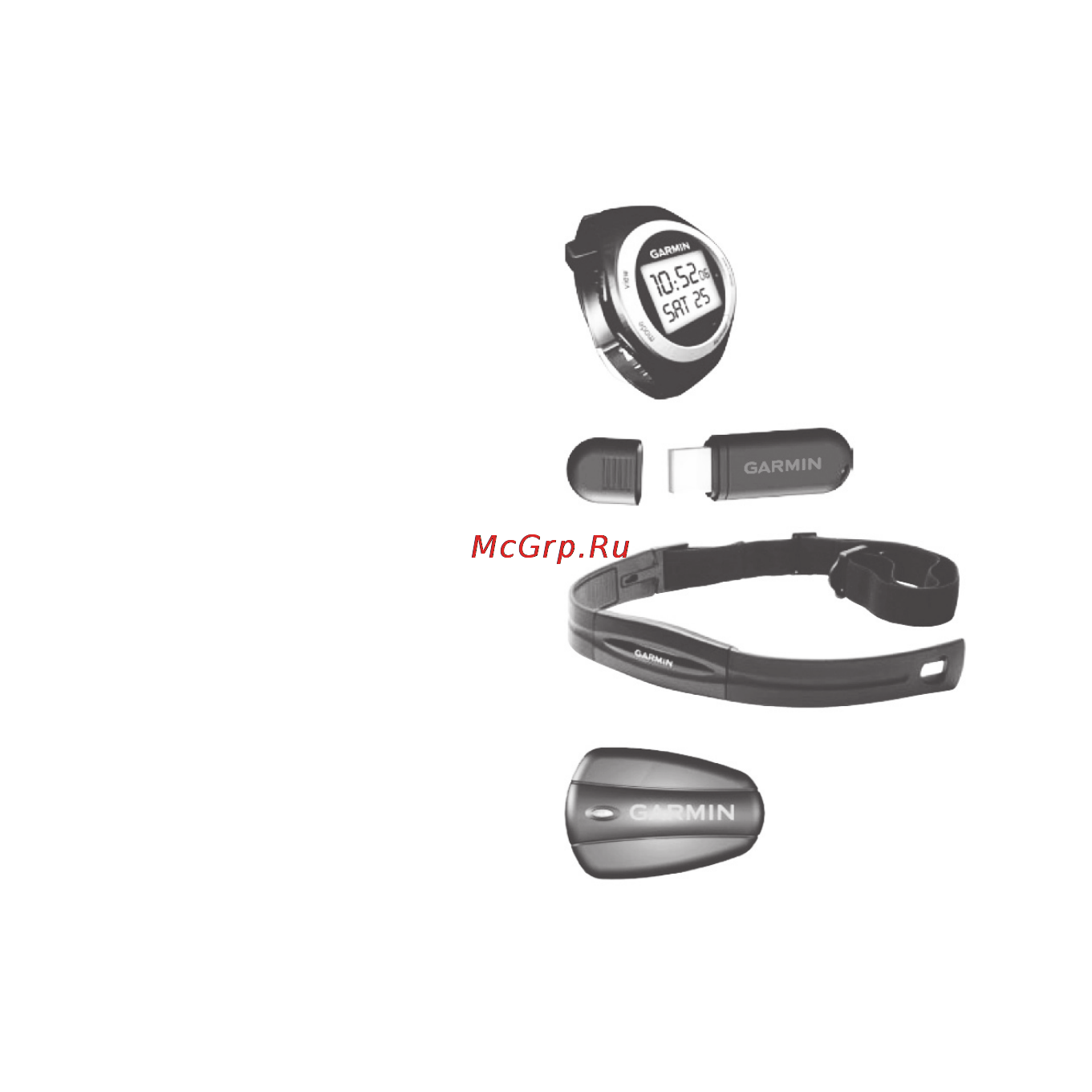 Garmin Forerunner 50 HR [5/56] Комплектация