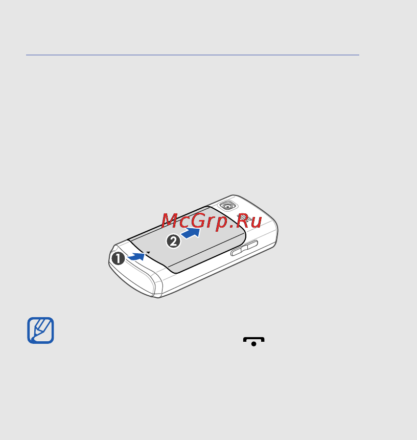 Samsung GT-C6112 Red [25/90] Сборка телефона и подготовка к работе