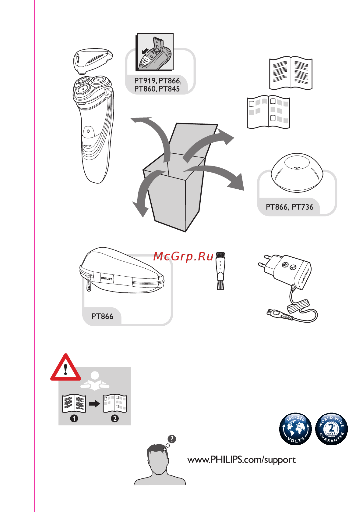 Philips PT860 Инструкция по эксплуатации онлайн [2/12] 36660