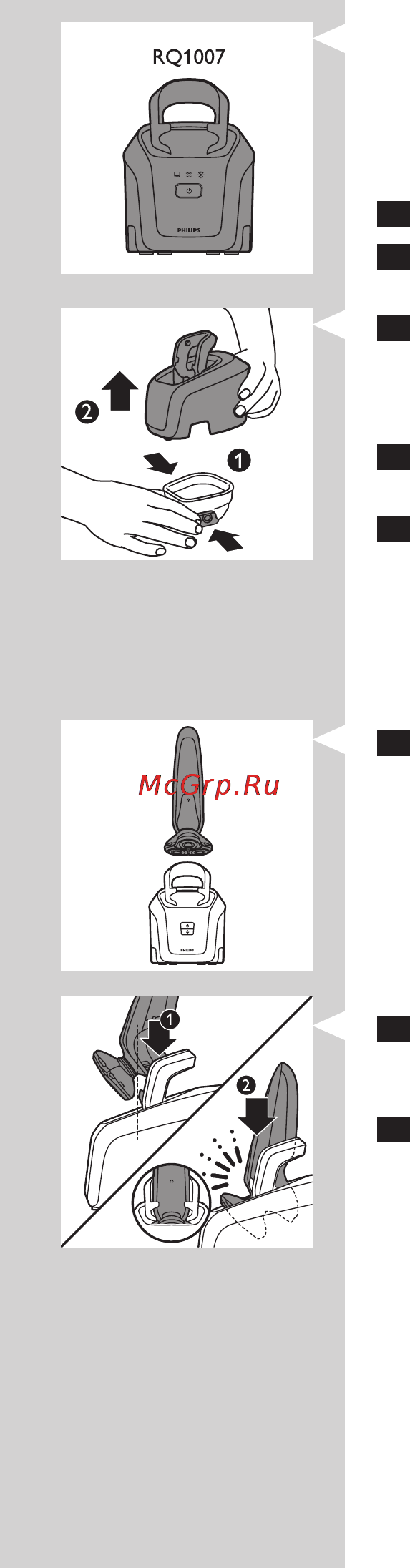 Philips RQ 1275/16 [103/214] Lietuviška