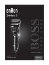 Braun 5 SERIES 590CC HUGO BOSS (Ограниченная серия) Инструкция по эксплуатации