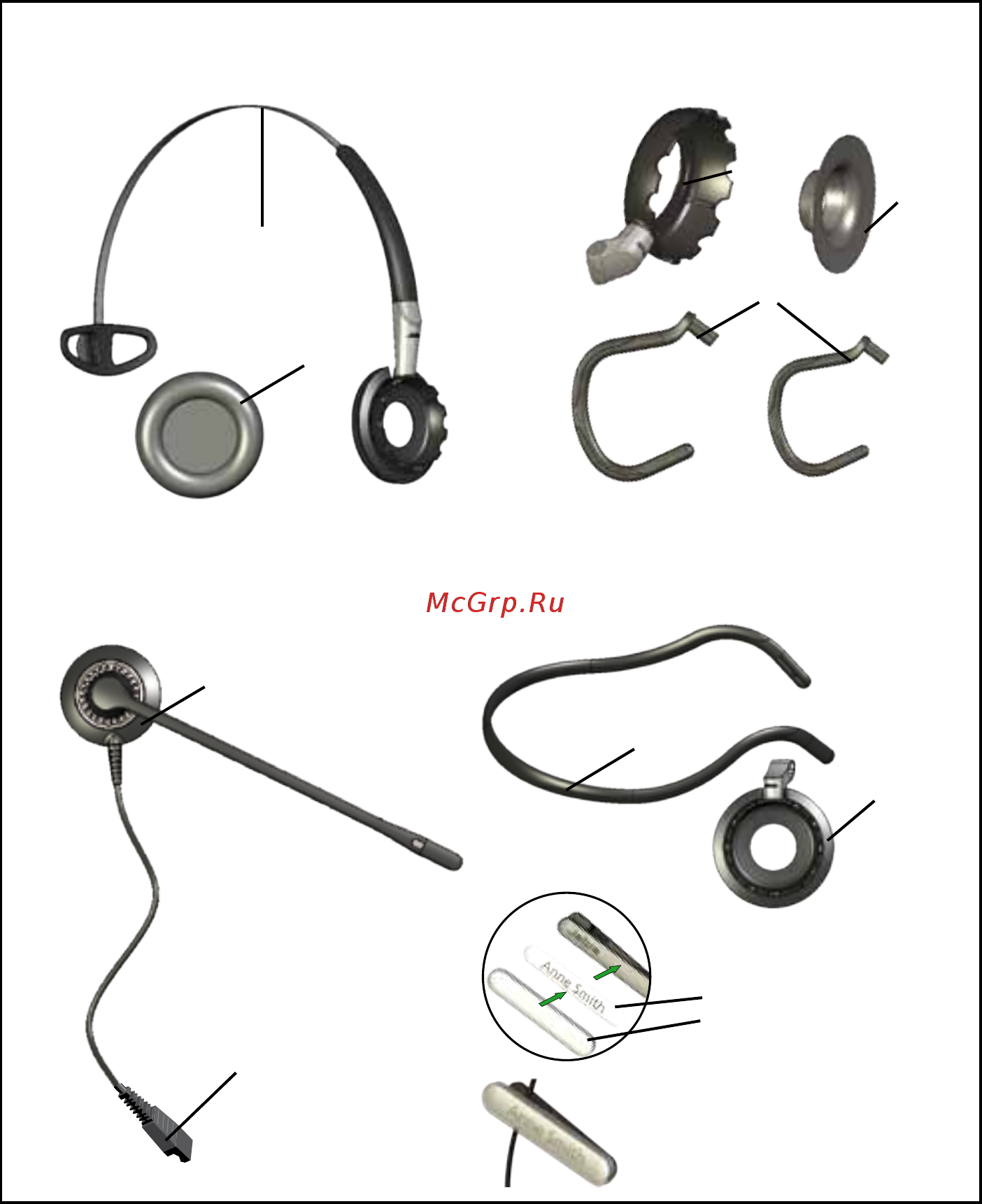 Jabra BIZ 2400 Duo WB Balance [2/11] Комплектация