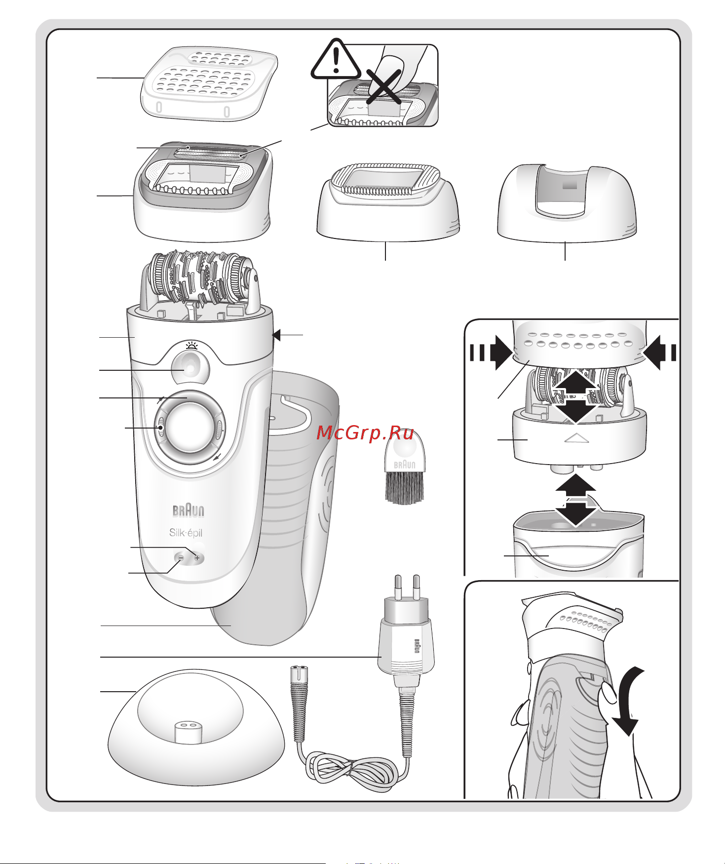 Braun Silk-epil 7891 MILO WD Инструкция по эксплуатации онлайн [4/107] 36932