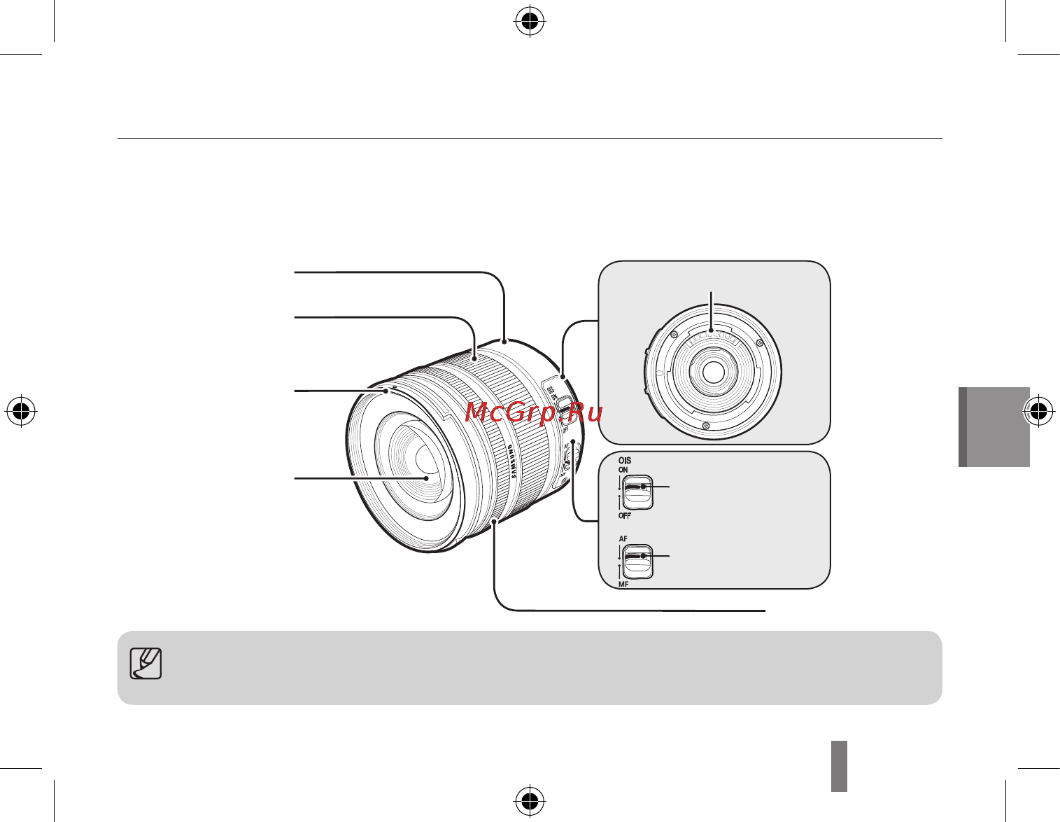 Samsung EX-S30NB for NX10 [7/22] Устройство